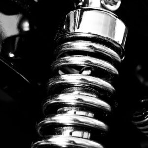 a close-up of a stack of coins