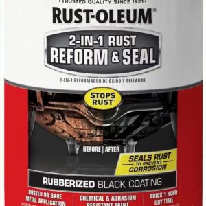 Review - Rust-Oleum 344763 Automotive 2-in-1 Rust Reform & Seal, Quart, Black, 32 Fl Oz (Pack of 1)