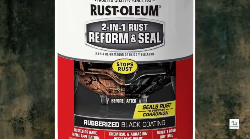 Review - Rust-Oleum 344763 Automotive 2-in-1 Rust Reform & Seal, Quart, Black, 32 Fl Oz (Pack of 1)