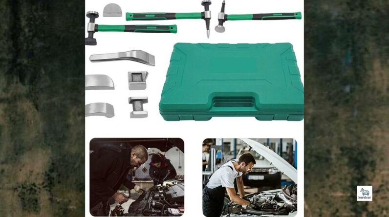 Review - 9 Pcs Sheet Metal Repair Tool Kit Auto Body Panel Fender Hammer Dolly Set