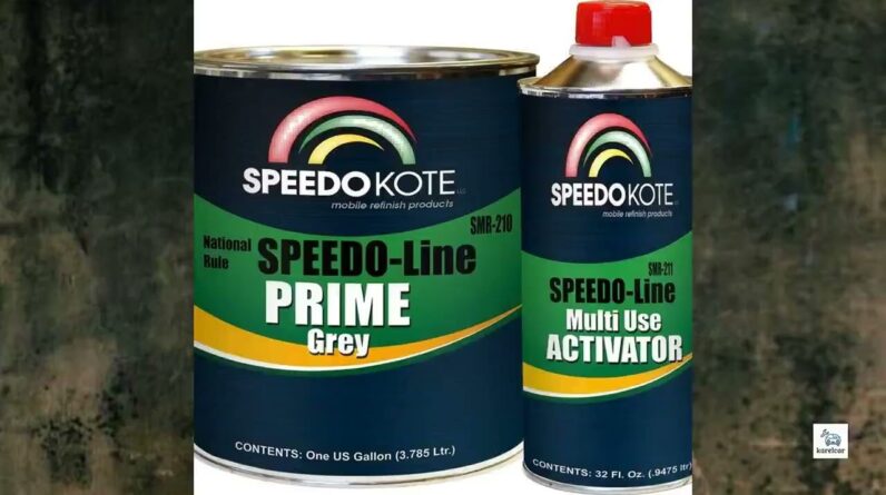 Review - Speedokote Automotive High Build 2K Urethane Primer Gray Gallon Kit SMR-210/211