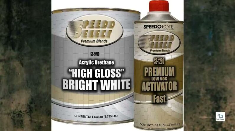 Review - Speedokote High Gloss Bright White 2K Acrylic Urethane, 4:1 Gallon Kit, SMR-9710/1260