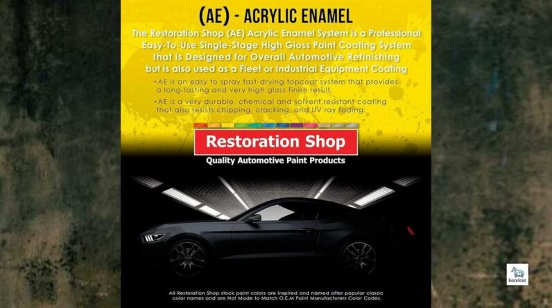 Review - Restoration Shop - Dove Gray Acrylic Enamel Auto Paint - Complete Gallon Paint Kit