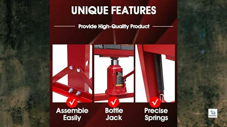 Review - BIG RED ATY20011R Torin Steel H-Frame Hydraulic Garage/Shop Floor Press