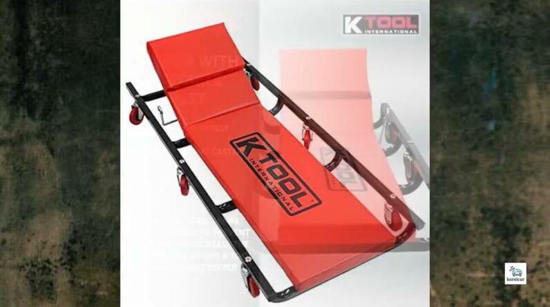 Review - K Tool International 74961 40" Automotive Creeper with Adjustable Headrest