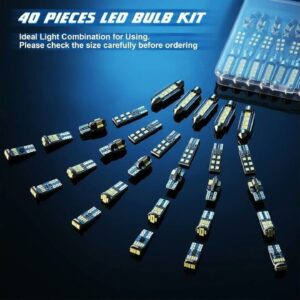 Review - 40 Pcs Dome Light LED Car Bulb Kit