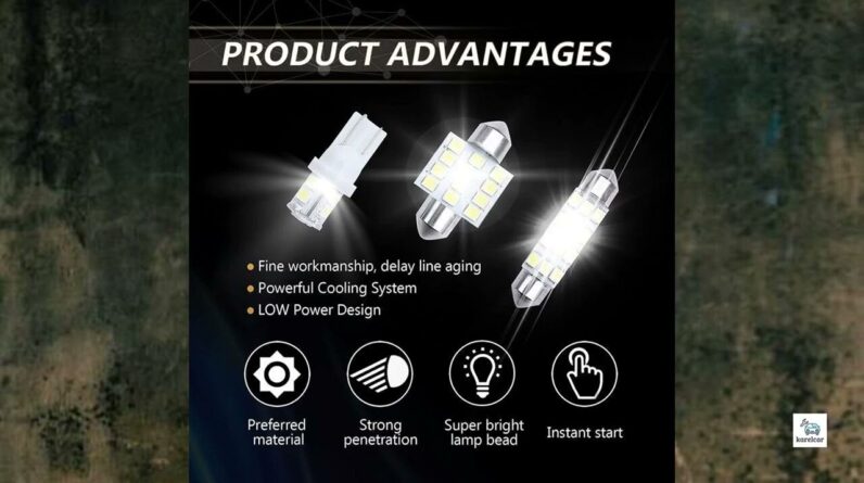 Review - ZKFAR Pack-20 LED Car Bulb Kit Set