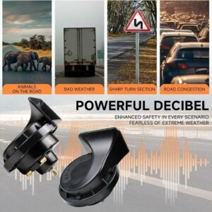 Review - FARBIN Horns Auto Horn 12V Car Horn Loud Dual-Tone Waterproof Electric Snail Horn Kit