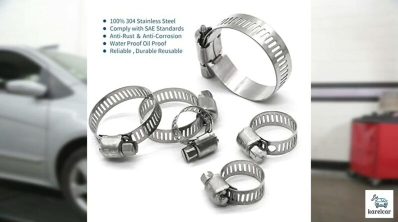 Review - 25 Pack Stainless Steel Hose Clamps, 3/4 inch to 1