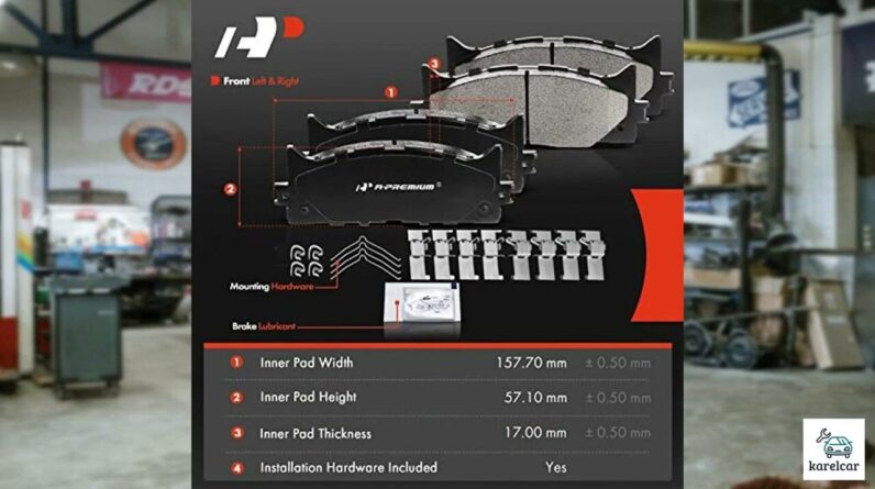 Review - A-Premium Front Ceramic Disc Brake Pads Set