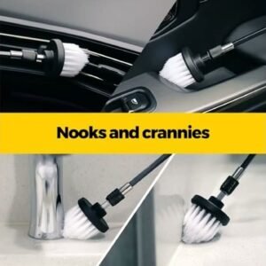 Review - Holikme 5Pack Drill Brush Attachment Set-Car Inter