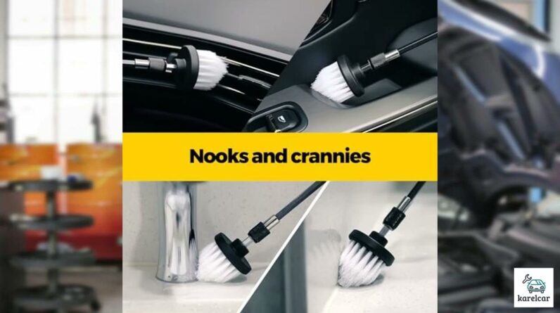 Review - Holikme 5Pack Drill Brush Attachment Set-Car Inter