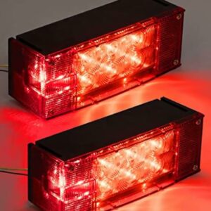 Review - CZC AUTO 2PCS 12V LED Submersible Low Profile Rectangular Trailer Lights, Tail S