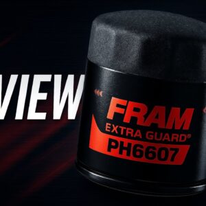 Review - FRAM Extra Guard PH6607, 10K Mile Change Interval Spin-On Oil Filter, black